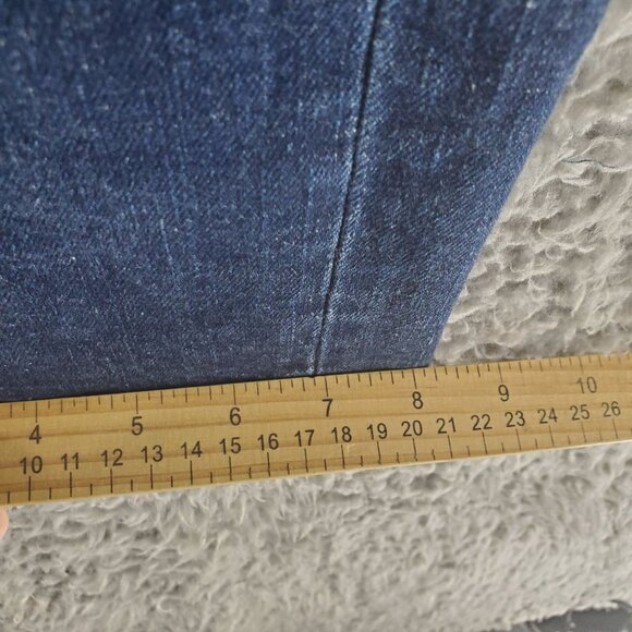 Gap Jeans Mens 34x34 Blue Straight Stretch Denim - Picture 7 of 9